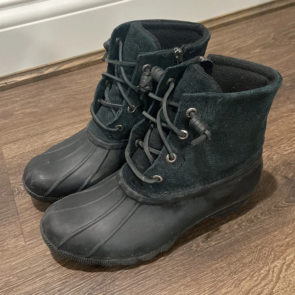 Women’s Sperry Boots Black Size 5.5